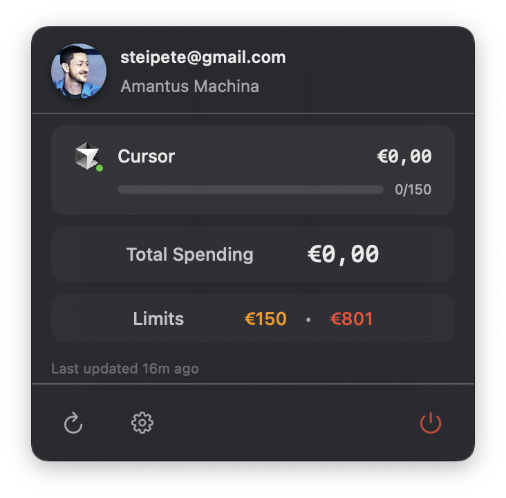 Vibe Meter Main UI Screenshot
